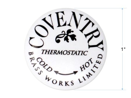 Ceramic Button for Coventry Brassworks 1 2  Thermostatic Temperature Control Lever Online now