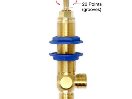 1 2  Lavatory Valve Hot 20 Point Sale