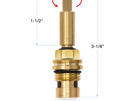 1 2  Exposed Volume Control Cartridge with Stem Extension 20 Point 88.30.195 Online now