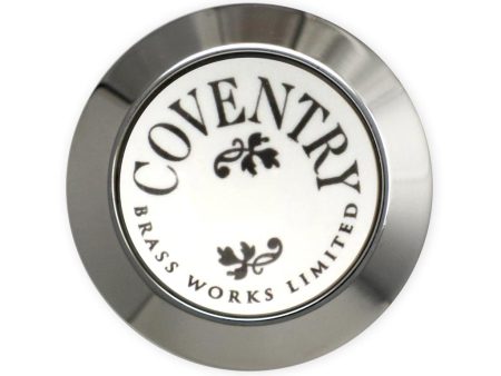 Coventry Brassworks Ceramic Button with Metal Ring 88.01.207 Online Hot Sale