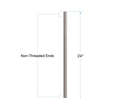 24  Non-Threaded Tube for 1 2  Exposed Shower System Supply