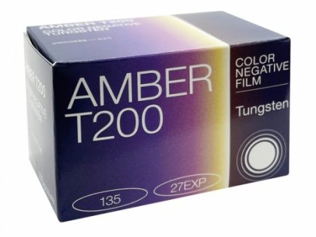 AMBER T200 COLOR NEGATIVE FILM 27EXP (135) For Sale