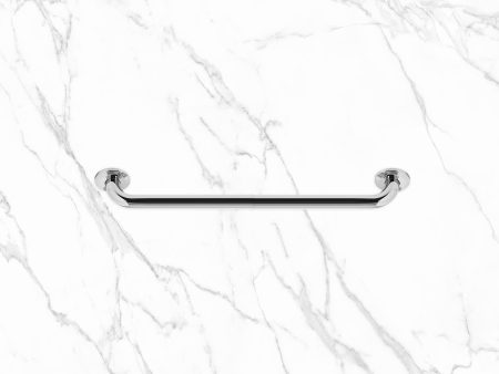 18” Grab Bar with Decorative Step Flange For Sale