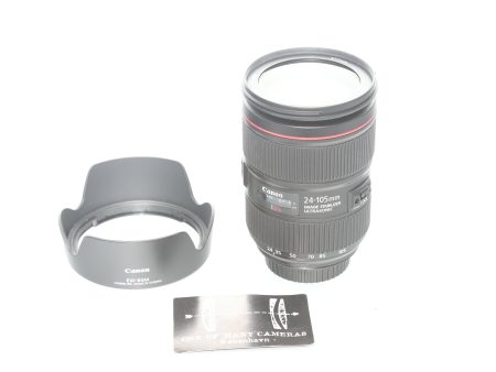 Canon EF 24-105mm f4 L IS II USM with hood EW-83M Online Sale