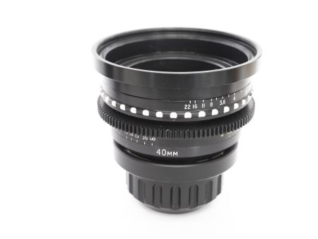 Cooke Speed Panchro SII 40mm T2.2 - PL Mount - Rental Only Online