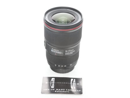 Canon EF 16-35mm f4 L IS USM with hood EW-82 Online Sale