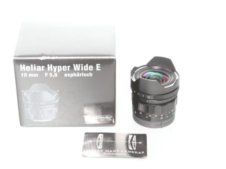 Voigtlander 10mm f5.6 Heliar Hyper Wide E Aspherical - Sony E Online Sale