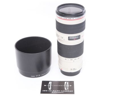 Canon EF 70-200mm f4 L USM with hood ET-74 For Cheap