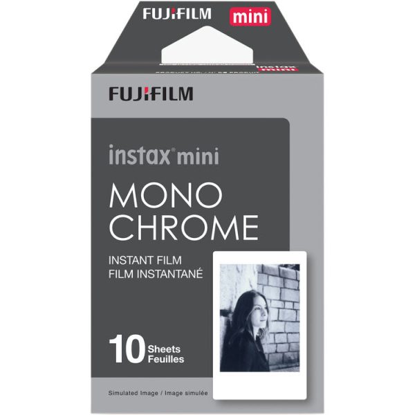 Fuji Instax Mini Monochrome Film 10 exposures For Cheap