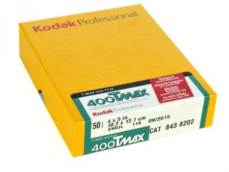 Kodak TMax 400 4x5 50 sheets Online Sale