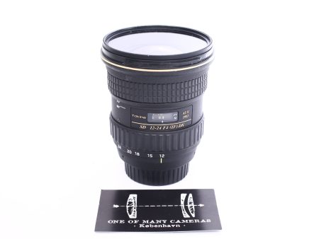 Tokina 12-24mm f4 AT-X Pro SD IF DX - For NIKON Hot on Sale