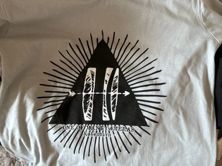 #026 Illuminati – light grey t-shirt with black and white print Online Hot Sale