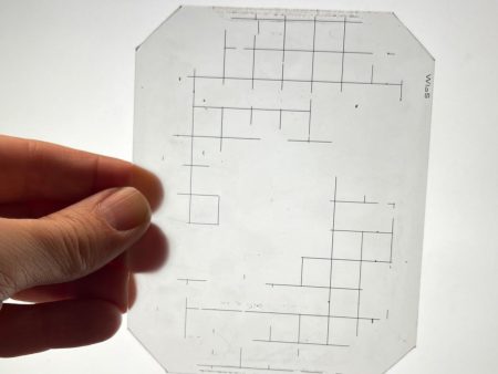 4x5 Focusing Screen with grid Supply